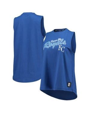 DKNY Kansas City Royals Marcie Tank Top - Blue