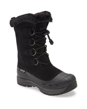 Baffin Chloe Waterproof Winter Boot With Faux Fur Trim - Black