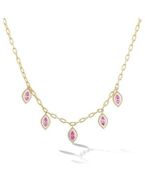 Orly Marcel Marquise Eye Charm Necklace - Blue
