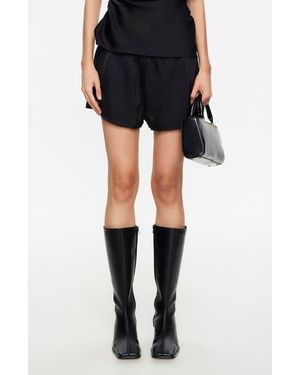 Lioness Bare Satin Shorts - Black