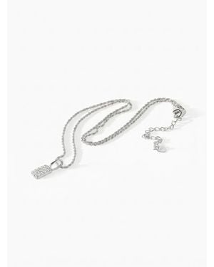 Ora Ana The Tracy Tiny Tag Necklace - White
