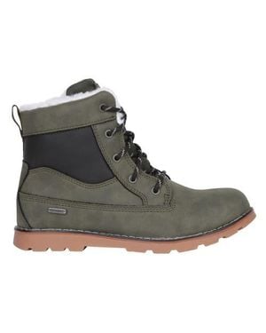 Mountain Warehouse Childrens/Kids Chestnut Borg Waterproof Casual Boots - Gray