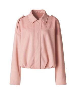 ATS Qiana Suede Jacket - Pink