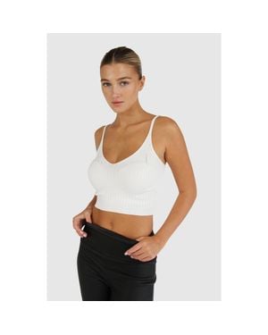 Belle & Bloom All I Need Knit Crop - White