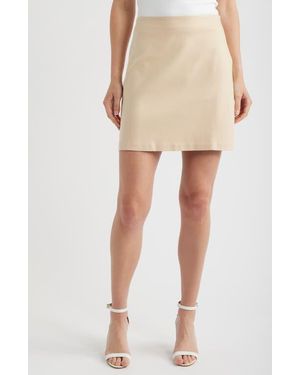 Halogen® A-Line Skirt - Natural