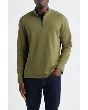 Johnston & Murphy Xc4 Reversible Performance Quarter Zip - Green