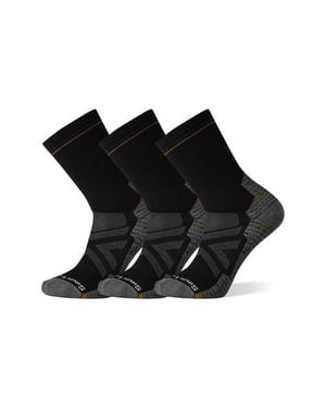 Smartwool 3-Pack Hike Full Cushion Crew Socks - Black