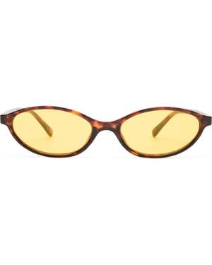 Aire Earthshine 54Mm Oval Sunglasses - Brown