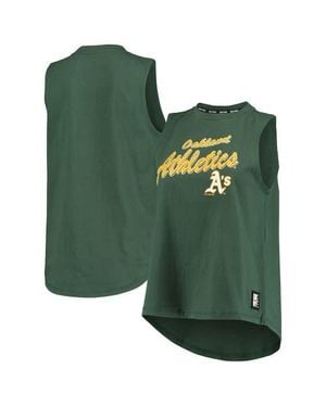 DKNY Oakland Athletics Marcie Tank Top - Green