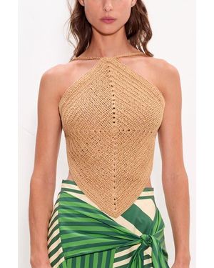 Simon Miller Kit Crochet Top - Green