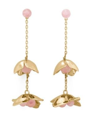 Kate Spade Gilded Garden Linear Drop Earrings - Metallic