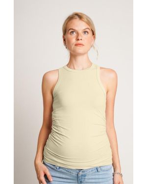 Nom Maternity The Ribbed Maternity Tank - Green