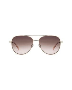 Fossil 58Mm Gradient Pilot Sunglasses - Multicolor