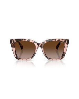Ralph 53Mm Square Sunglasses - Brown