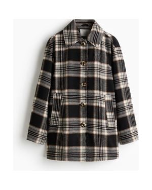 H&M Oversized Coat - Black