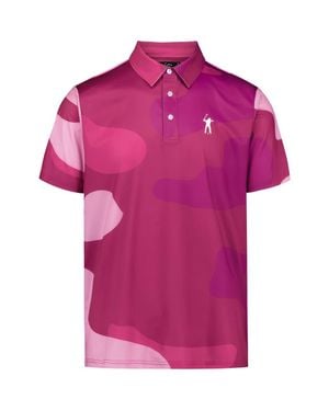 EASTSIDE GOLF Snap Placket Performance Golf Polo - Purple