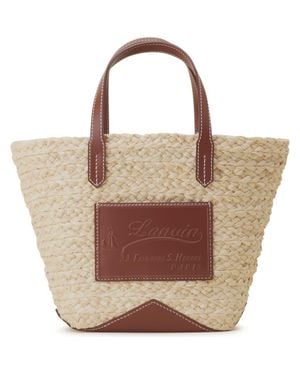 Lanvin Catch By Small Basket Bag - Brown