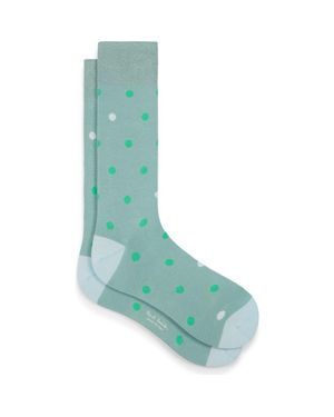Paul Smith Orlando Polka Dot Dress Socks - Green