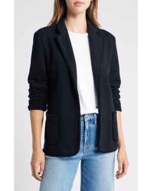 Frank & Eileen Dublin Cotton Fleece Blazer - Black