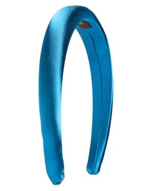 Tasha Padded Satin Headband - Blue