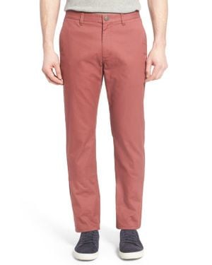 Bonobos Straight Fit Washed Chinos - Red