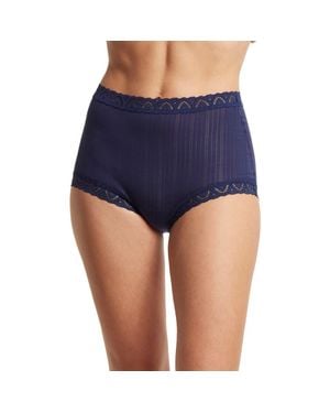 Hanky Panky Mellowluxe High Waist Boyshorts - Blue