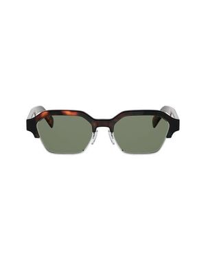 Celine Combi 53Mm Geometric Sunglasses - Green