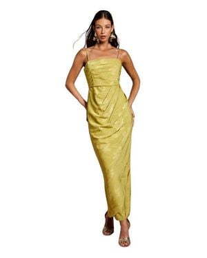 Coast Midaxi Wrap Skirt Dress - Yellow