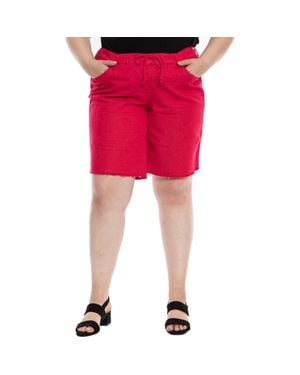 Slink Jeans Easy Fit Shorts - Red