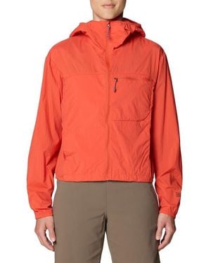 Mountain Hardwear Wind Veil Hooded Jacket - Red