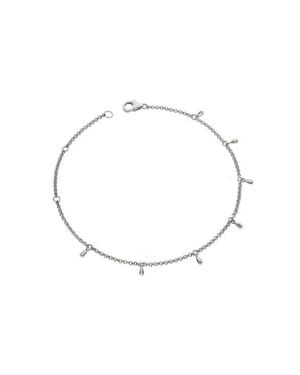 Lucy Quartermaine Multi Drop Anklet - White