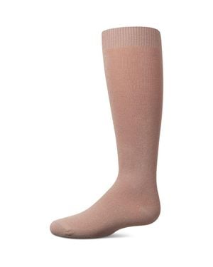 Memoi Soft Knee High Sock - Brown