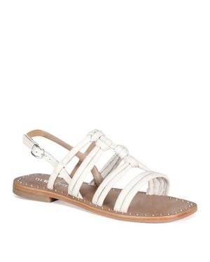 Diba True Mos Saic Knotted Tube Leather Sandal - Multicolor