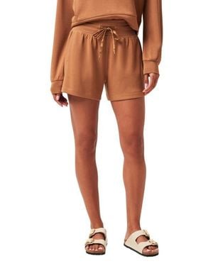 Travis Mathew Skyloft Soft Drawstring Shorts - Brown