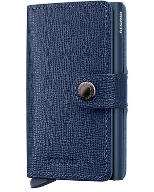 Secrid Miniwallet Crisple - Blue