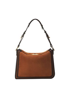 Lanvin Compagnon Asymmetrical Bag - Brown