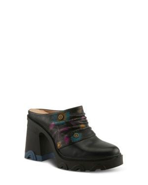 Spring Step Chemistry Platform Mule - Black