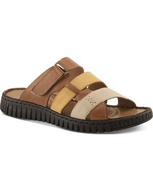 Spring Step Olly Slide Sandal - Brown