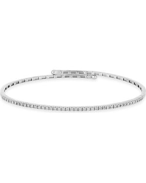 Bony Levy 18K Bardot Diamond Coil Cuff Bracelet (Online Trunk Show) - Metallic