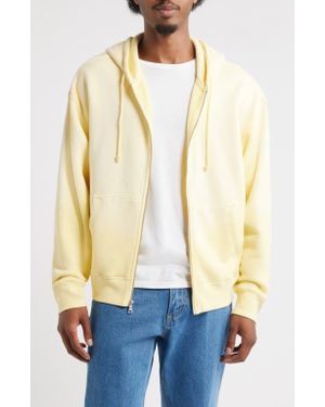 Elwood Core Oversize Terry Full Zip Hoodie - Natural