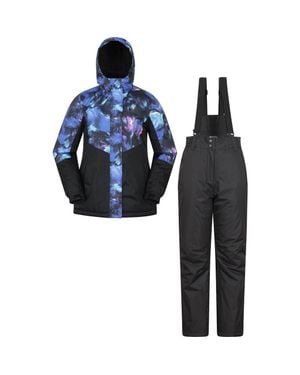 Mountain Warehouse Ski Jacket & Pants Set - Blue