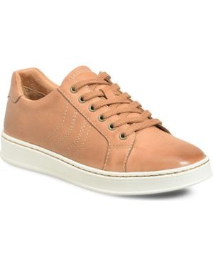 Børn Amina Leather Sneaker - Natural