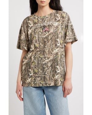 Boys Lie Sport Boyfriend Slub T-Shirt - Brown