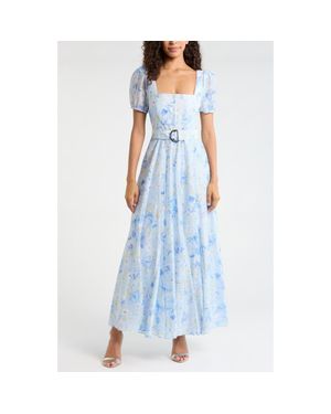 EVER NEW Marigold Belted Maxi Dress - Blue