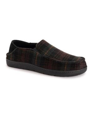 Muk Luks Owen Step-Down Slipper - Black