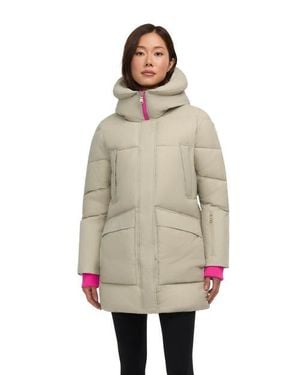 Pajar Heirani Mid-length Quilted Parka Puffer - Natural
