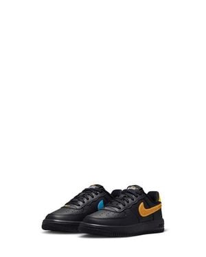 Nike Kids' Force 1 Low Basketball Sneaker - Black