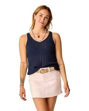 Carve Designs Micah Tank - Blue