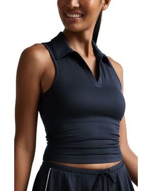 Beyond Yoga Sport Active Polo Tank - Blue
