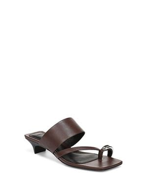 Vince Stacy Toe Loop Sandal - White